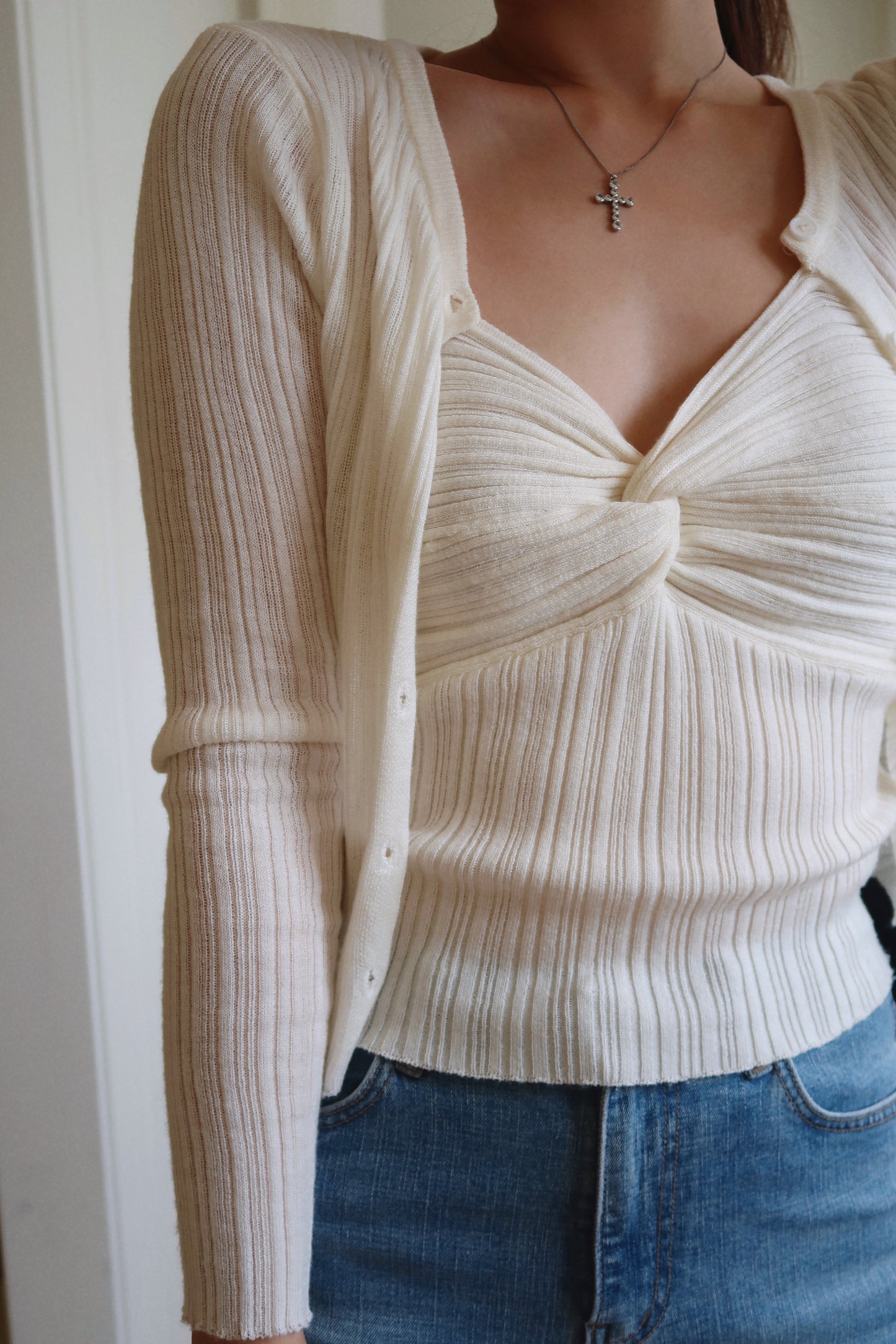 Twist Cardigan Set (IV)