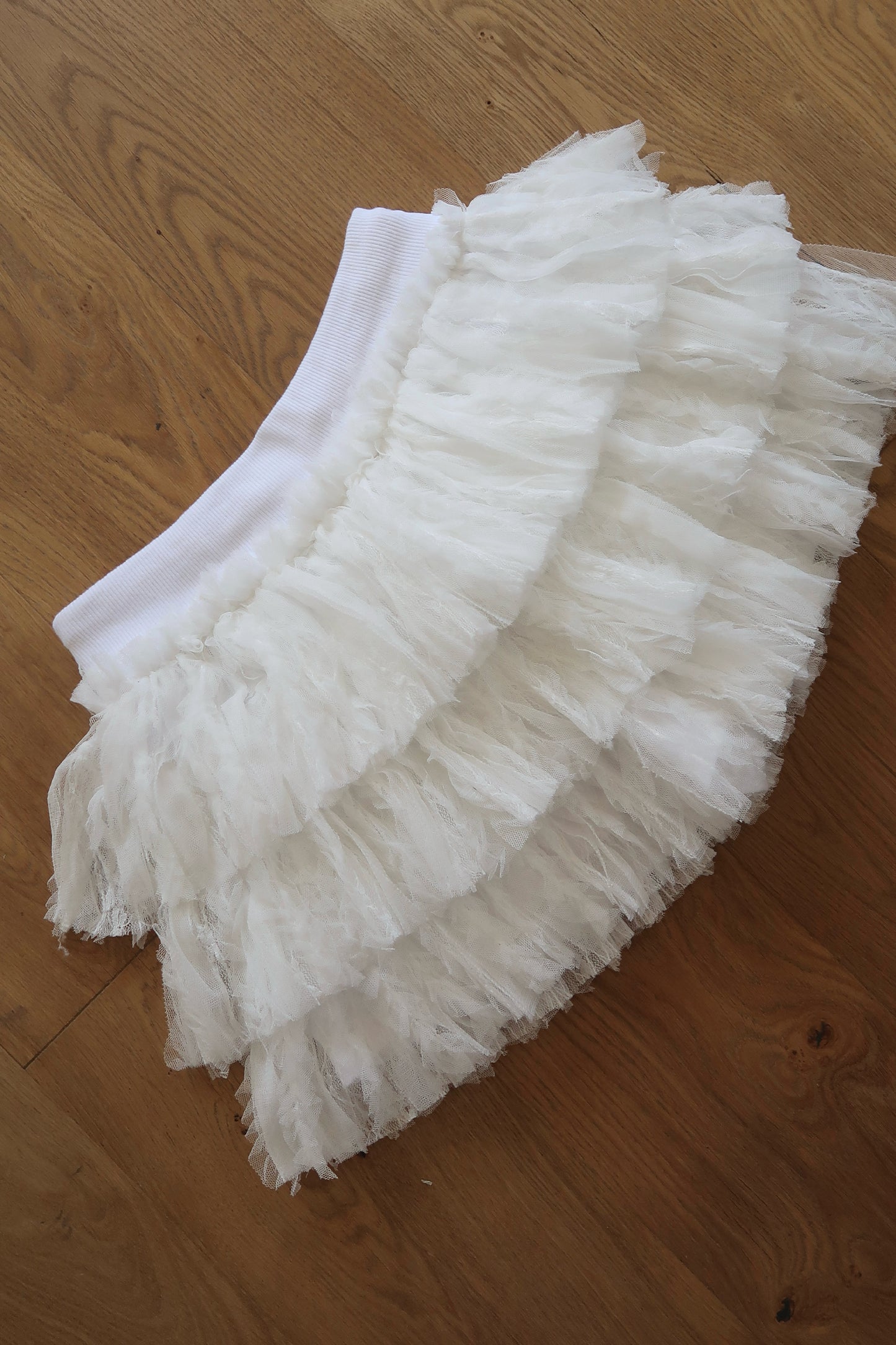 Lace Tiered Skort (WH)