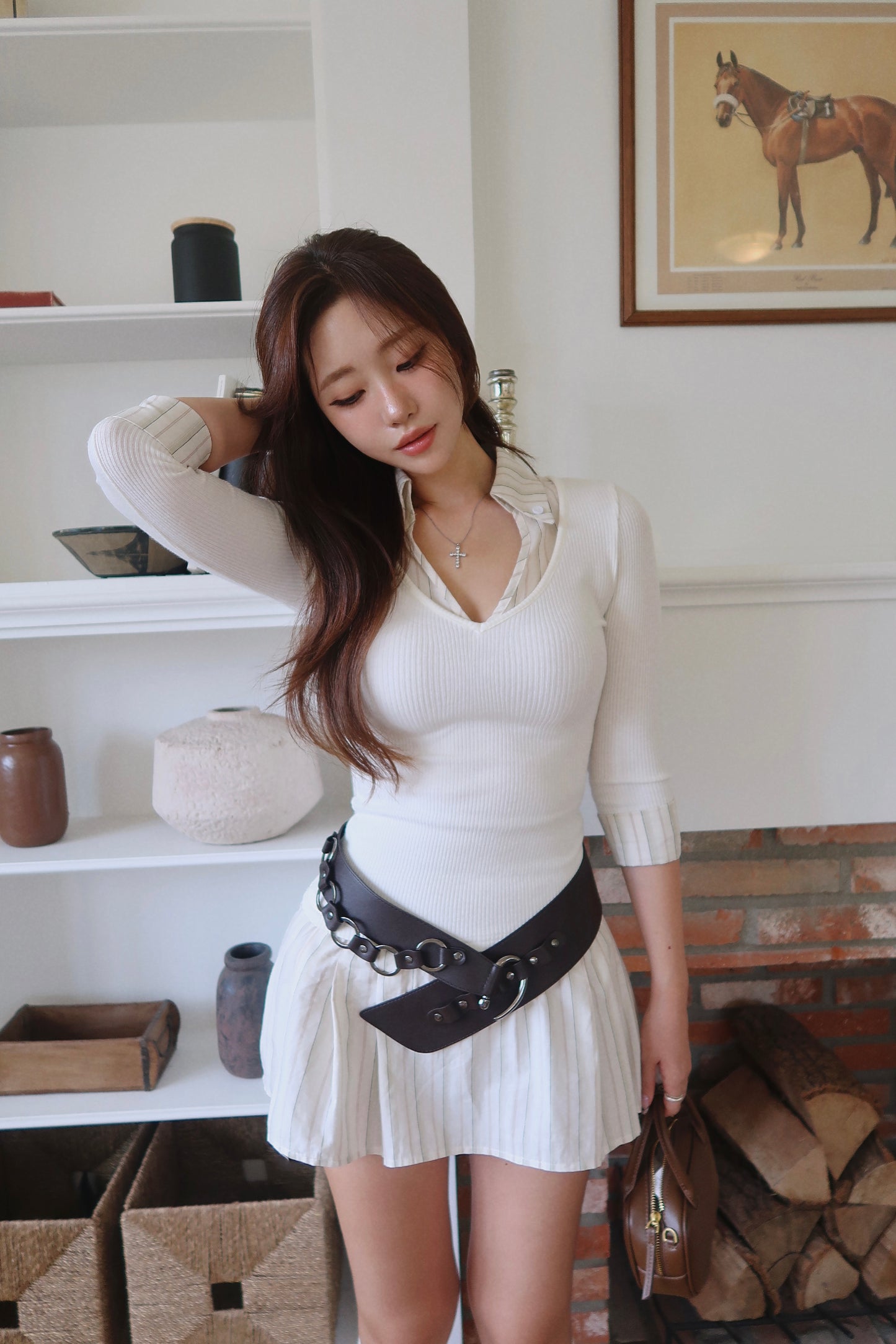 Layered Shirt Dress (IV)
