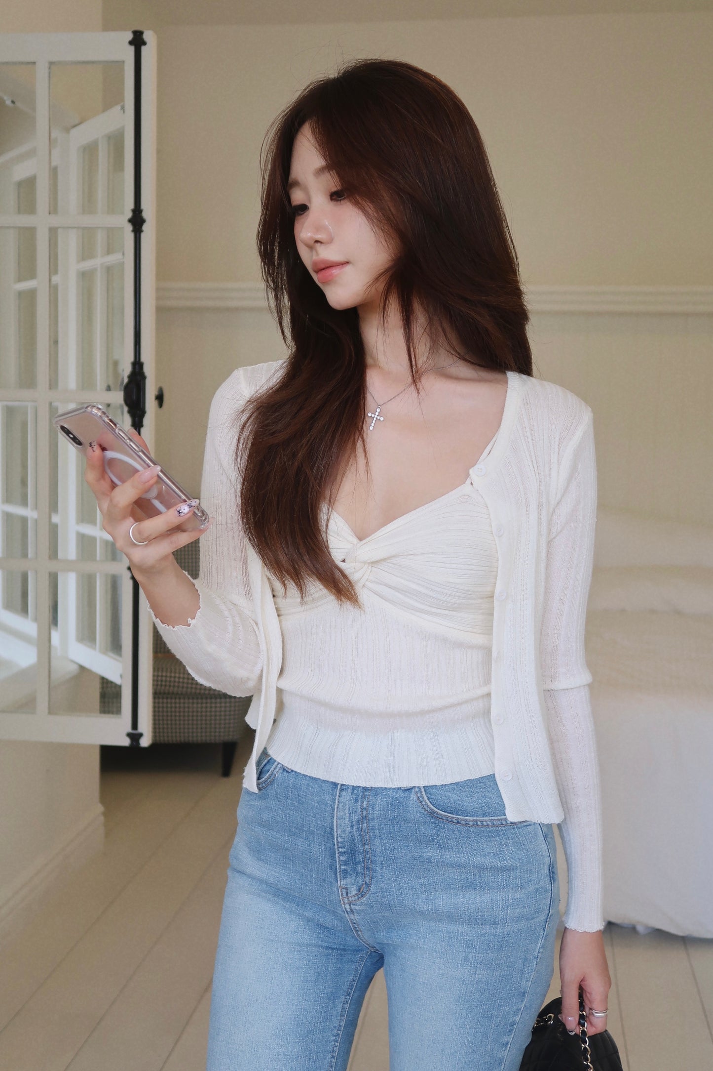 Twist Cardigan Set (IV)