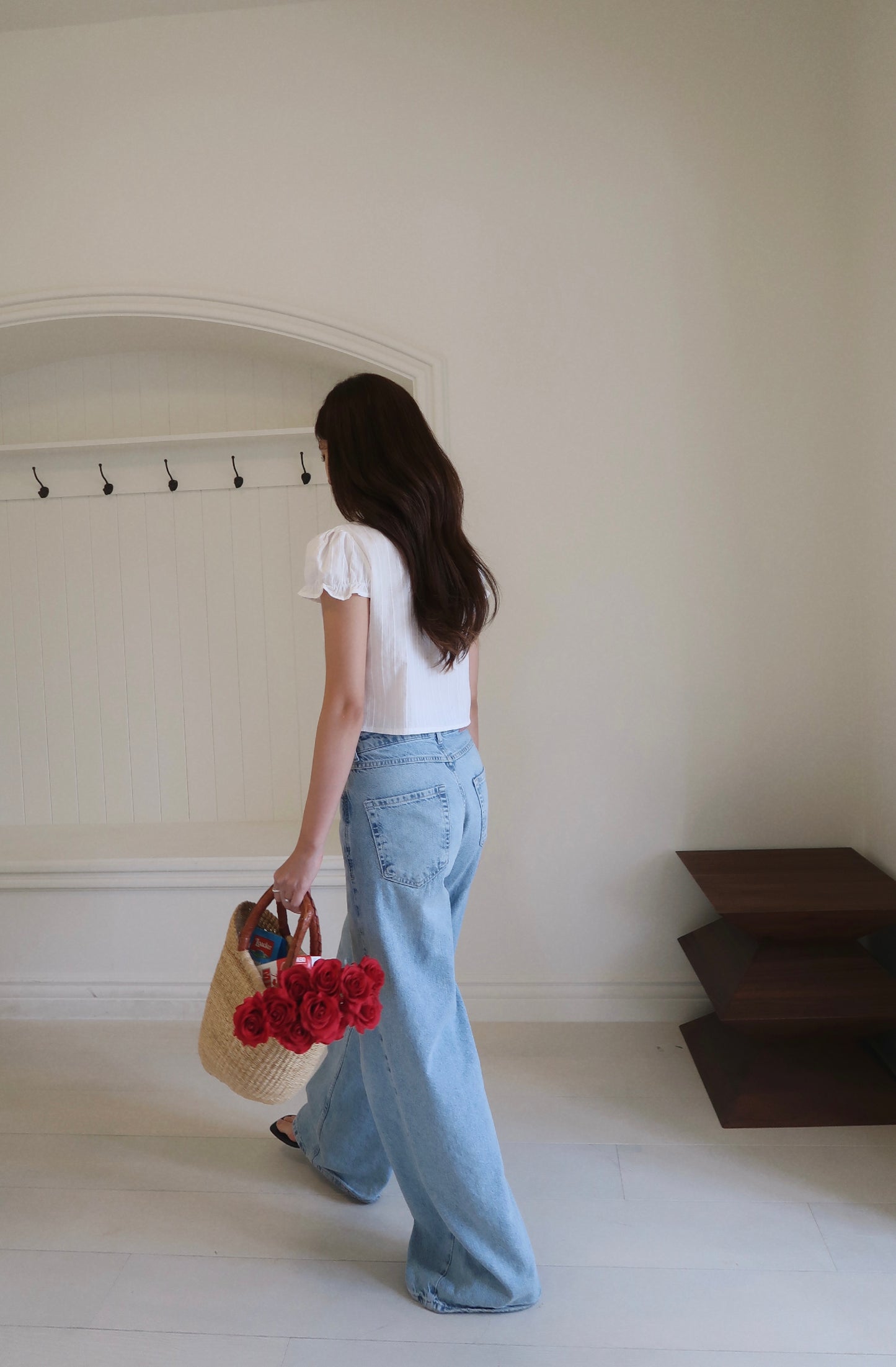 Delicate Tie Blouse (WH)
