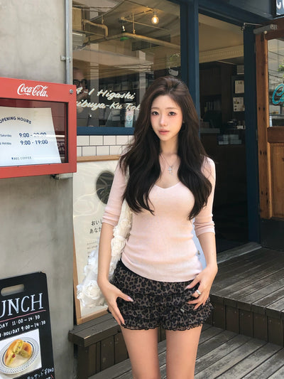 Mellow Soft Pink Knit