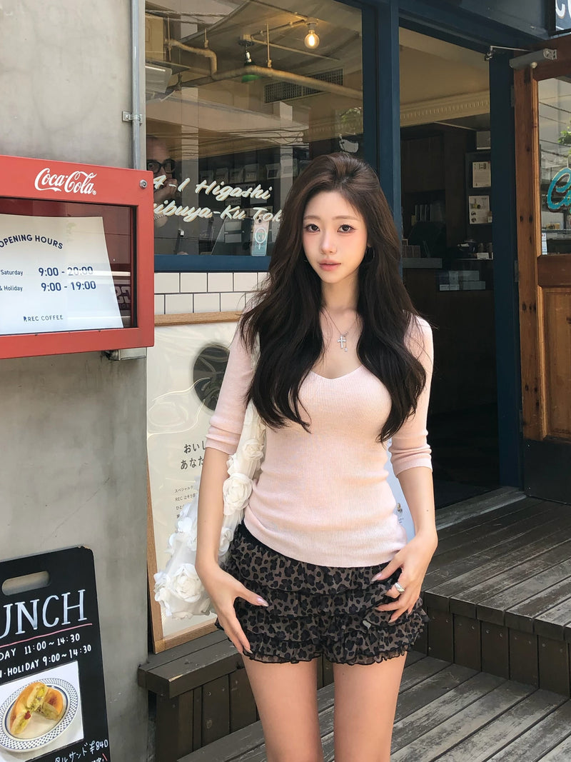 Mellow Soft Pink Knit