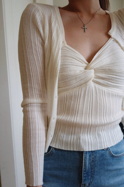 Twist Cardigan Set (IV)
