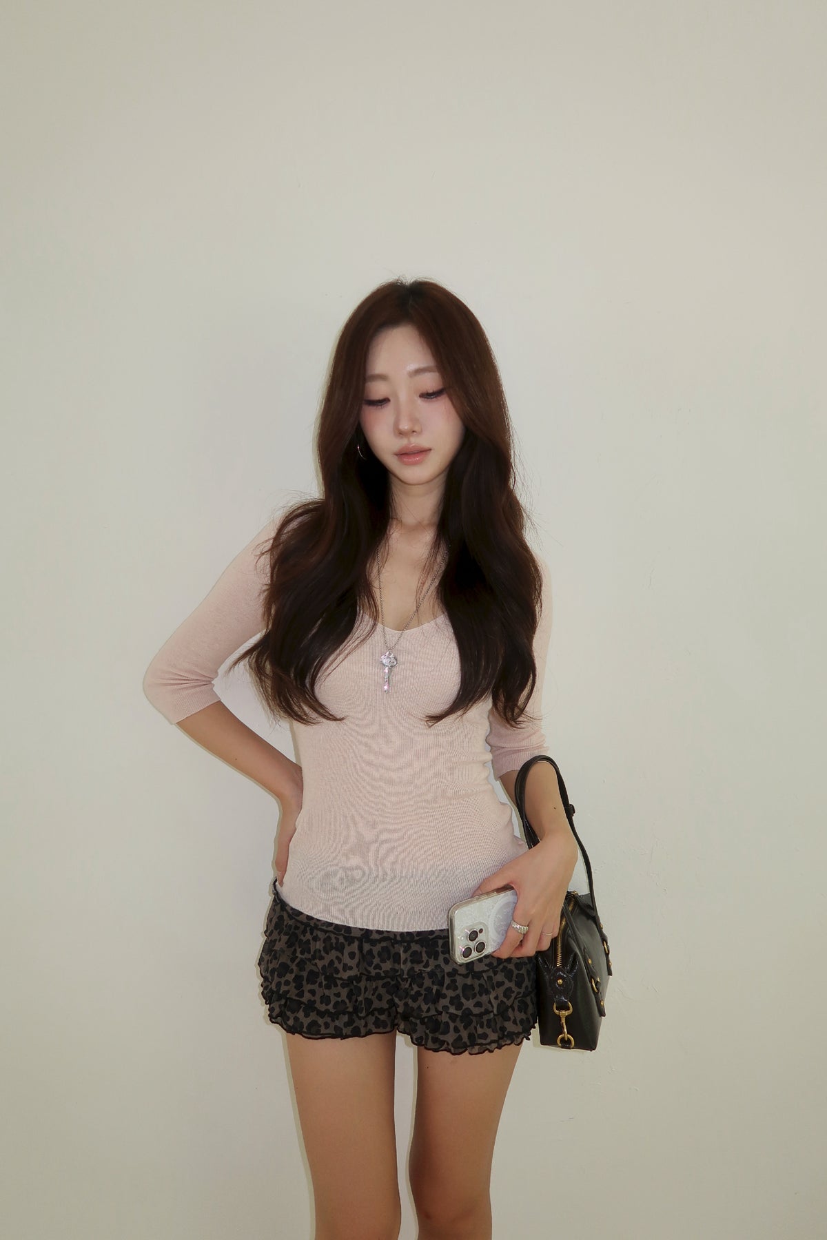 Mellow Soft Pink Knit