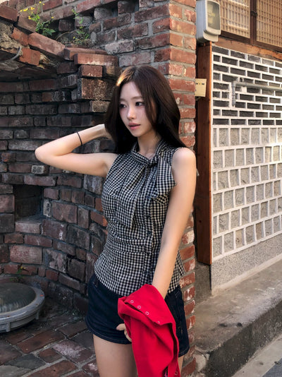 Laviera Plaid Blouse