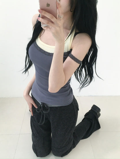 Mute Lace Sleeveless