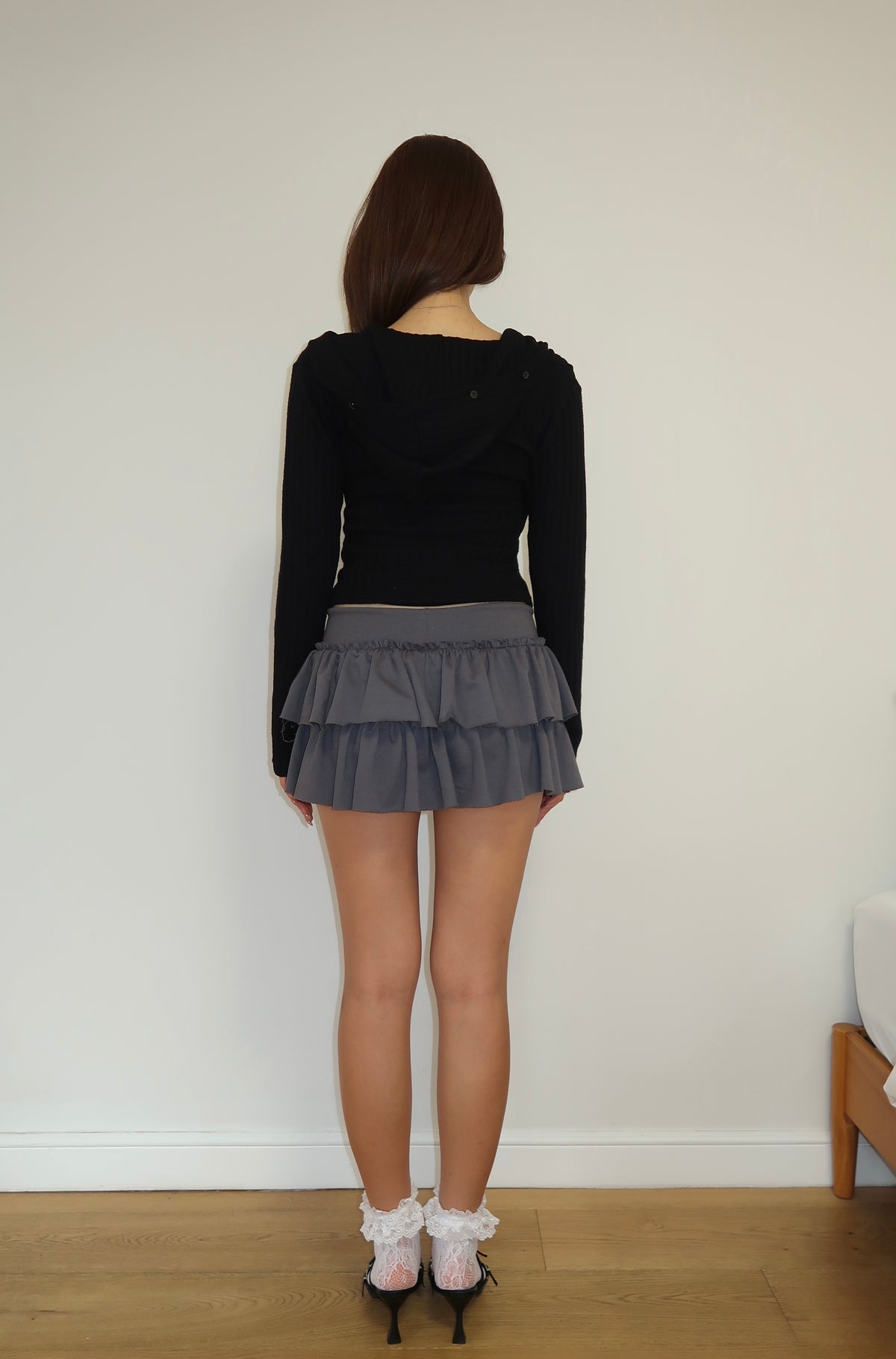Tiered Skort (WH,BL,CH)