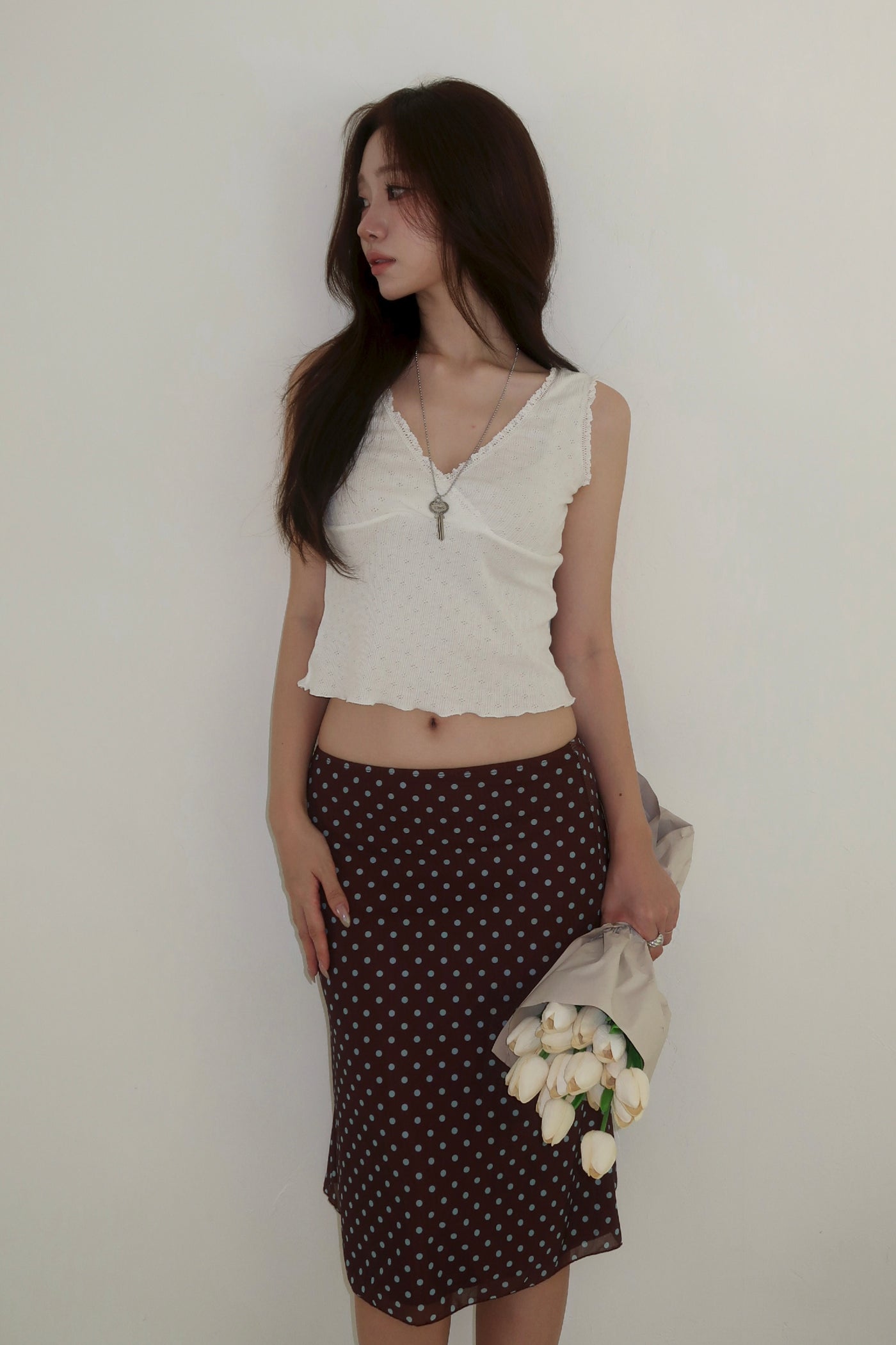 Vintage Polka Dot Skirt