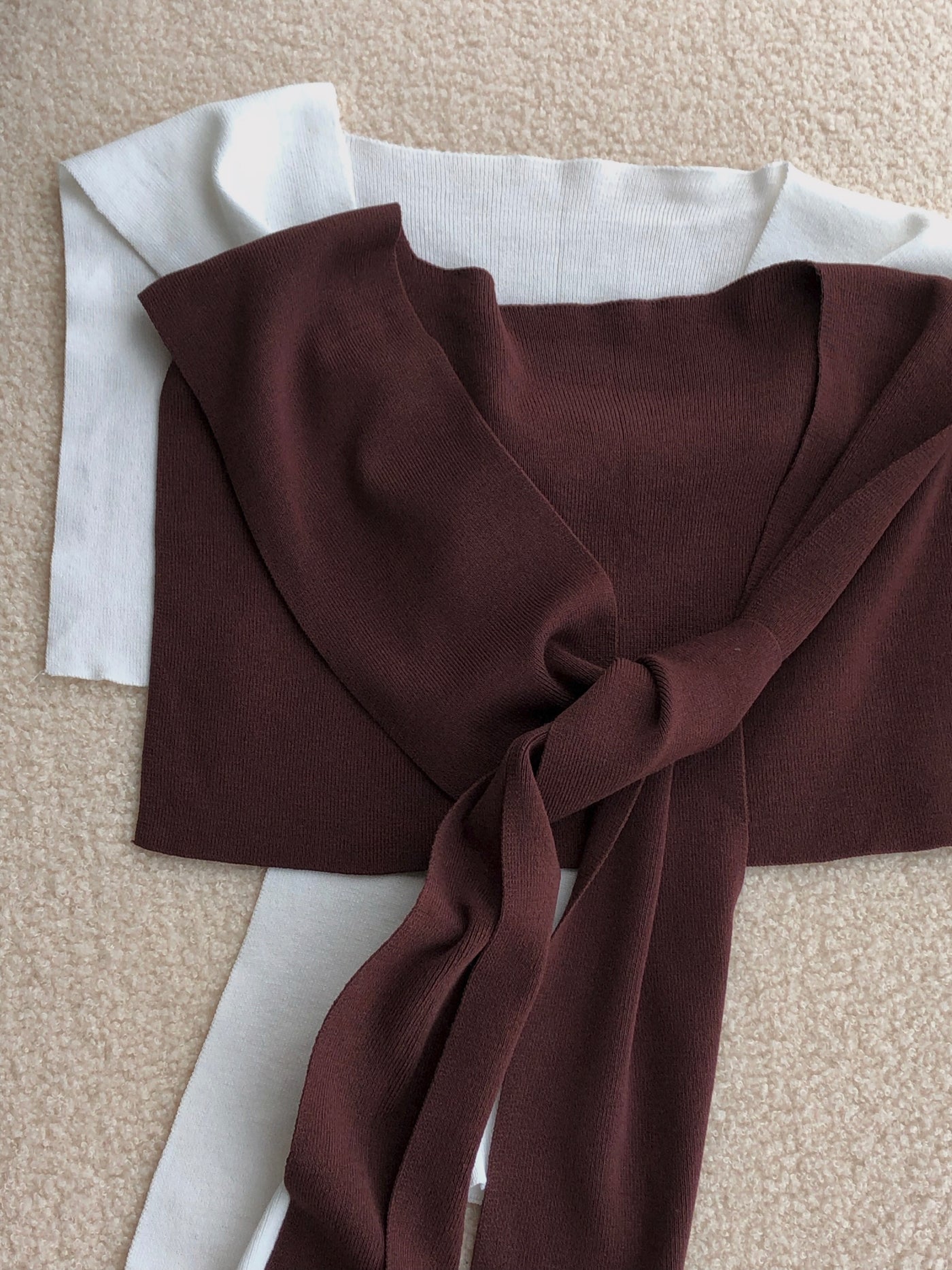 Marine Set [Sleeveless+Shawl]