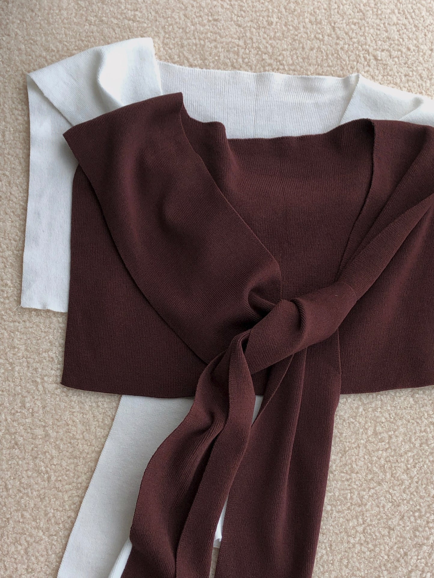 Marine Set [Sleeveless+Shawl]