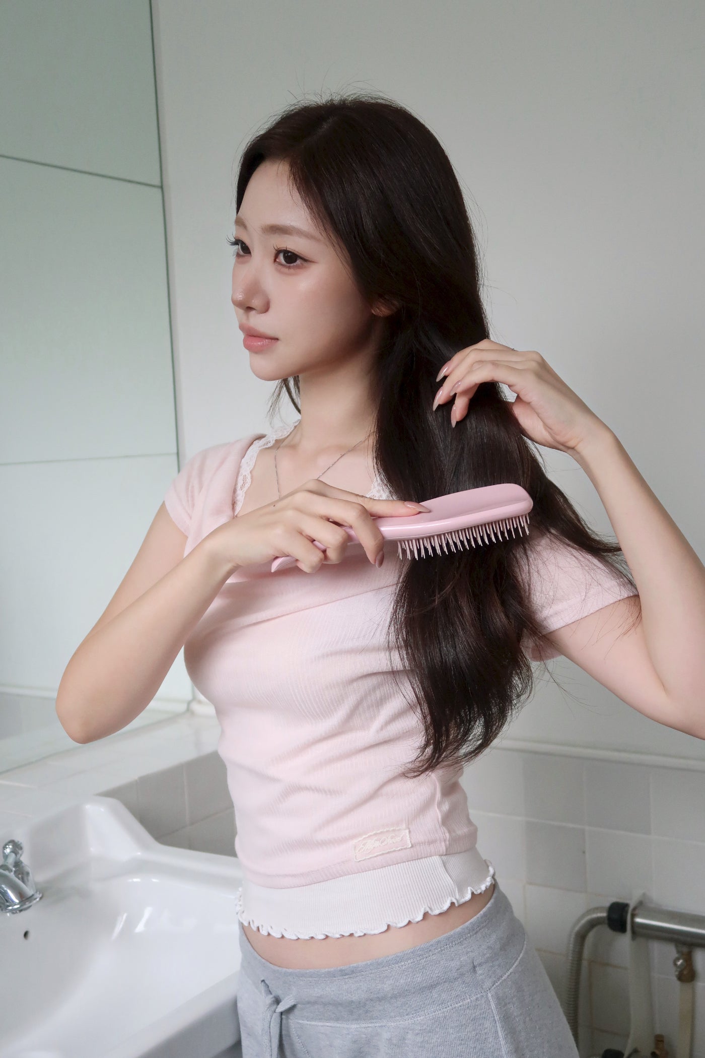 Soft Lace Drape Tee