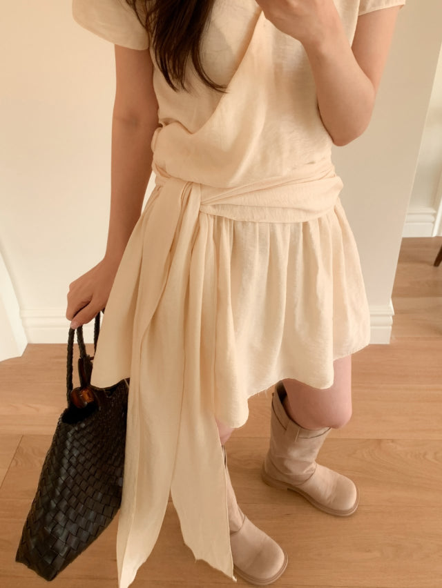 Flare Wrap Dress
