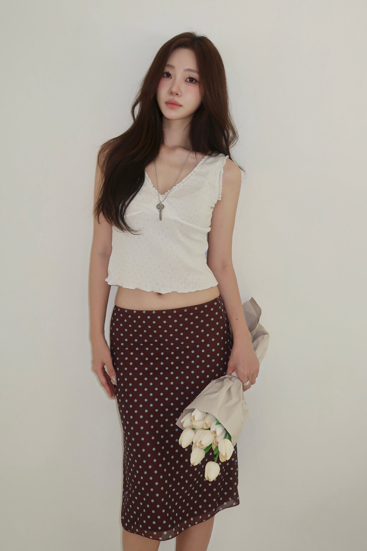 Vintage Polka Dot Skirt