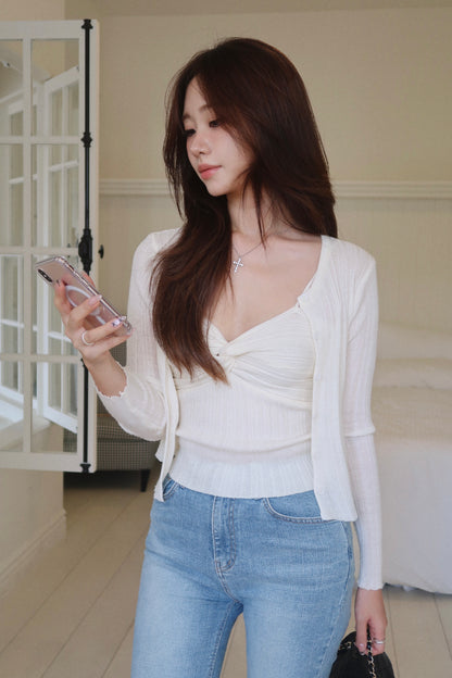 Twist Cardigan Set (IV)