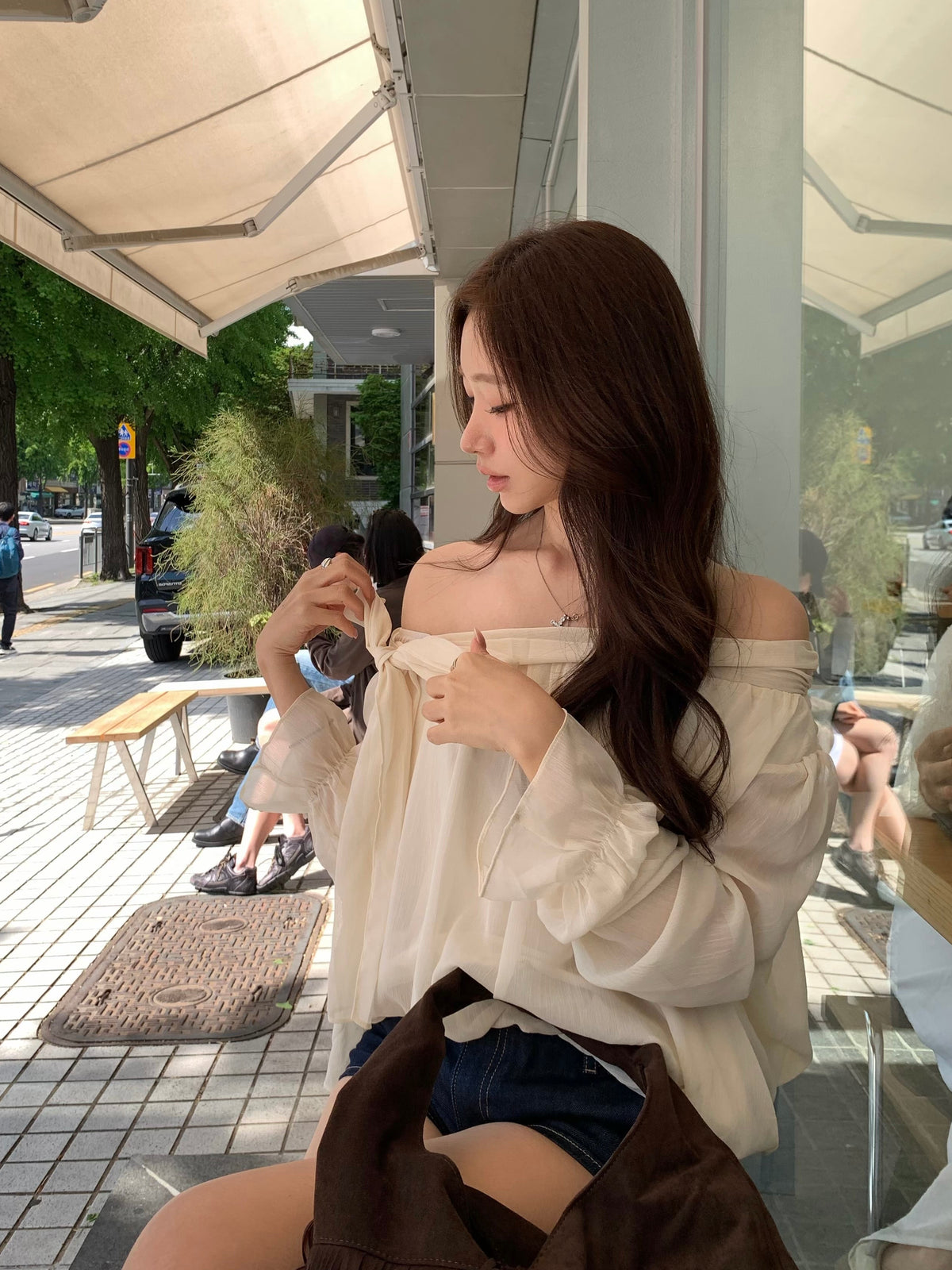 Chiffon Latte Blouse