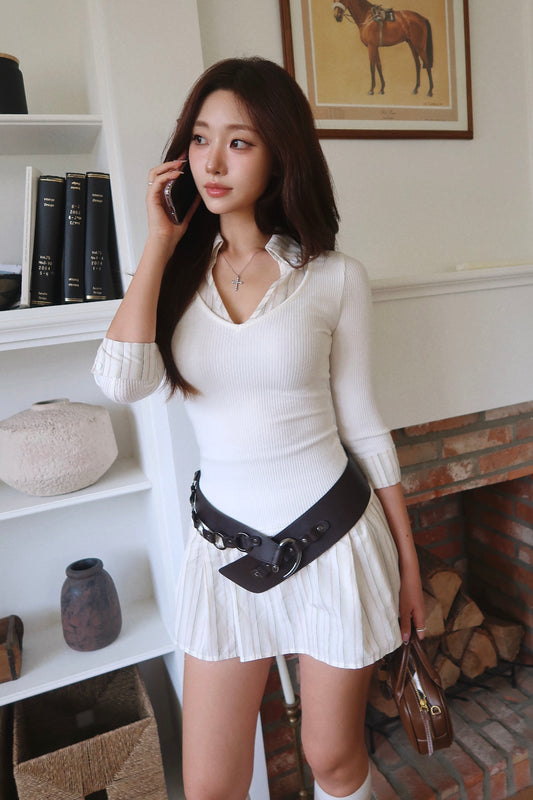 Layered Shirt Dress (IV)