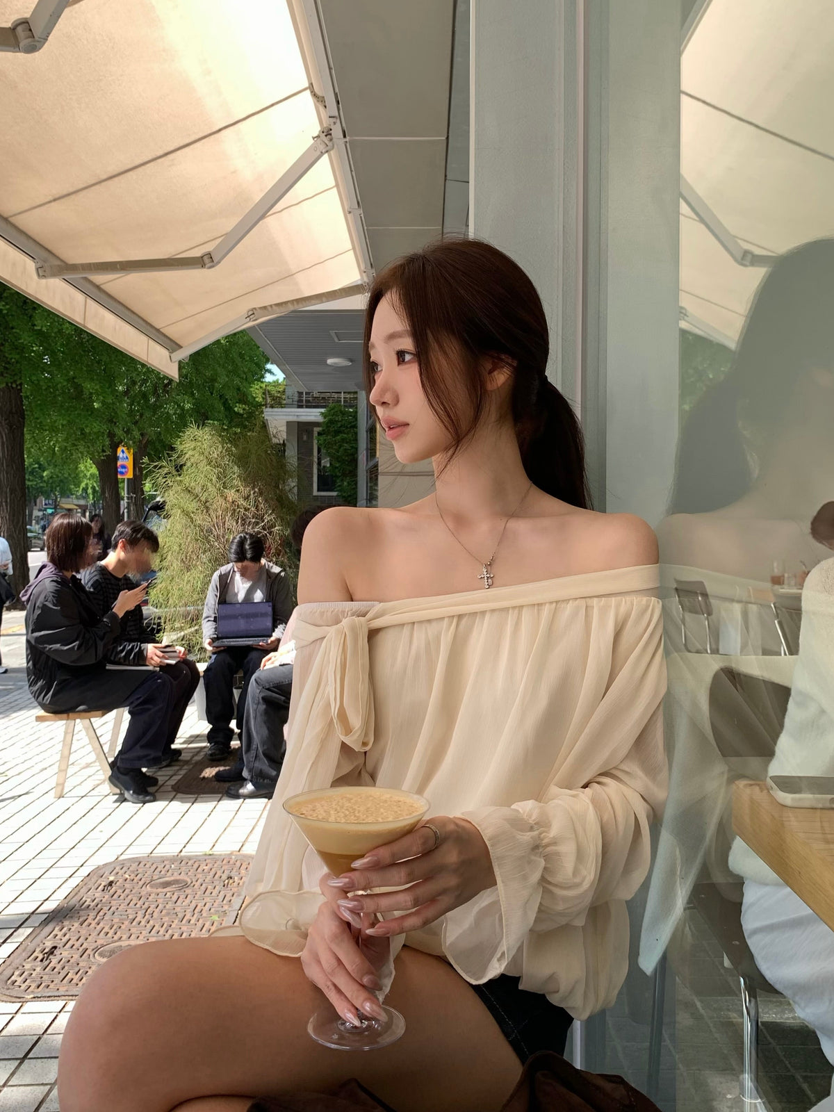 Chiffon Latte Blouse