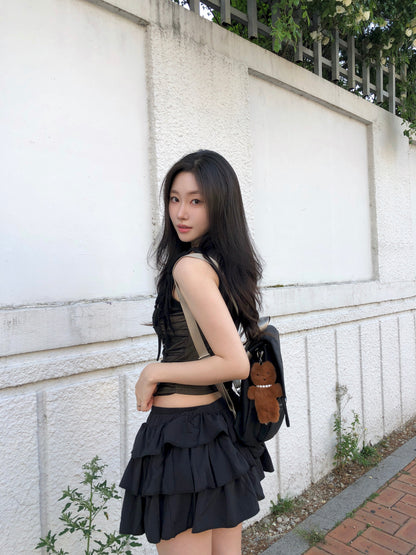 Shushu Ribbon Sleeveless (Black)