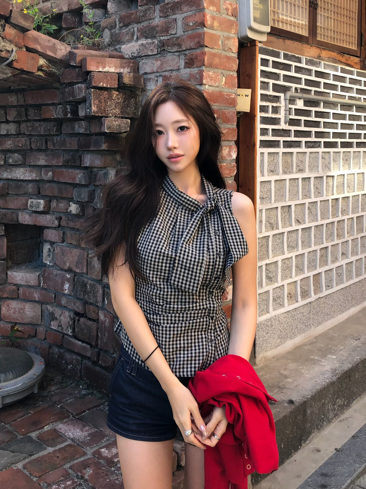 Laviera Plaid Blouse
