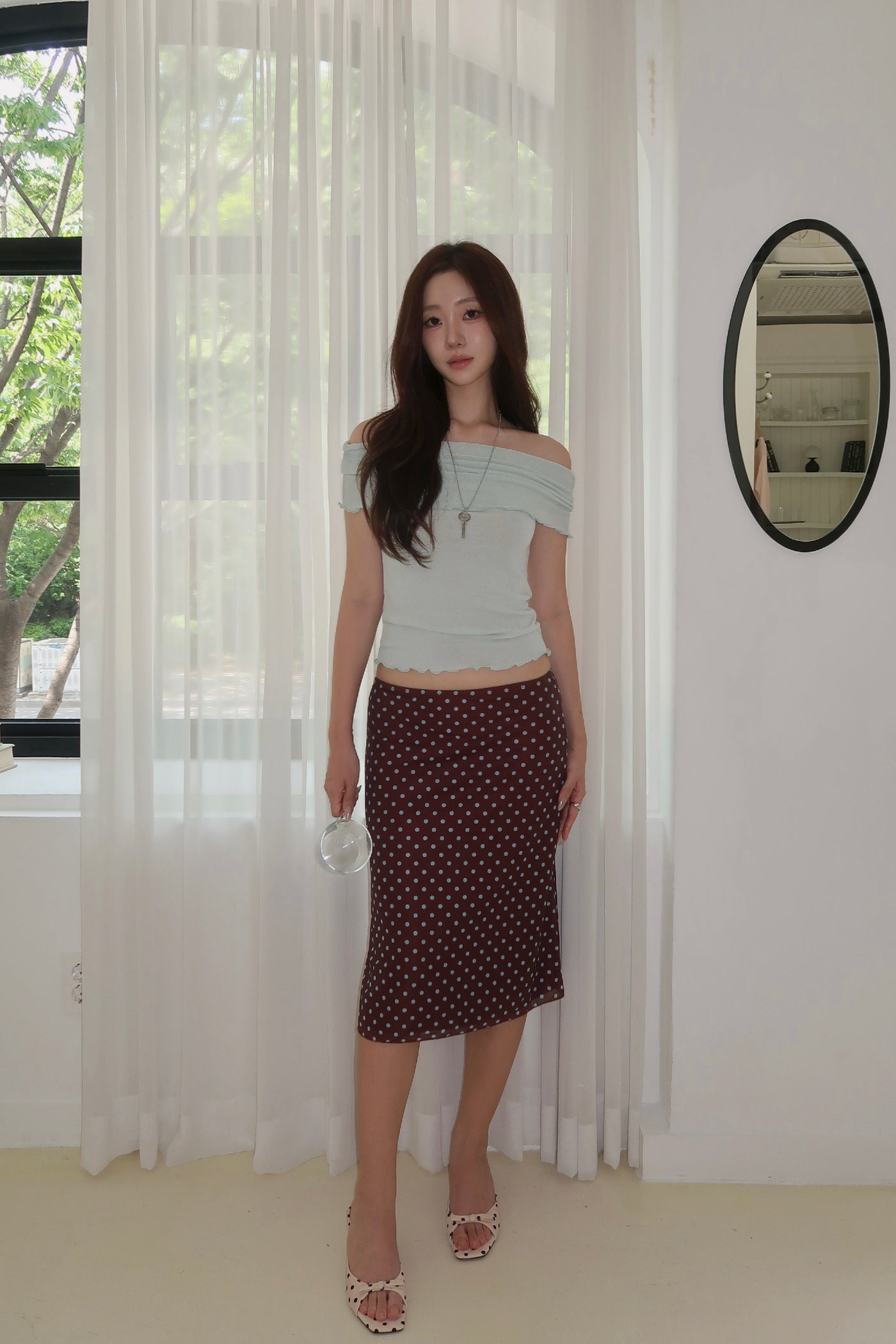 Vintage Polka Dot Skirt