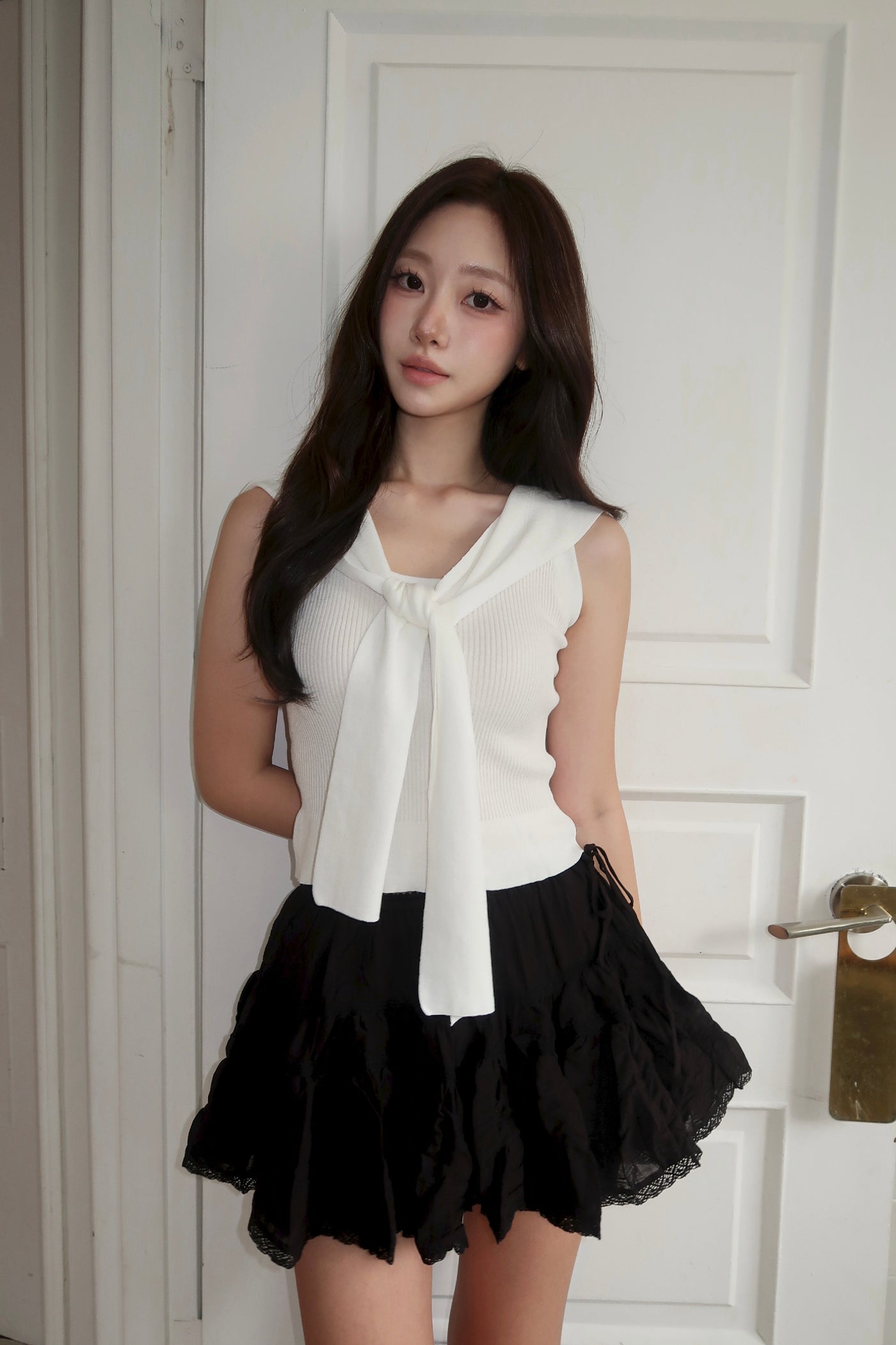Marine Set [Sleeveless+Shawl]