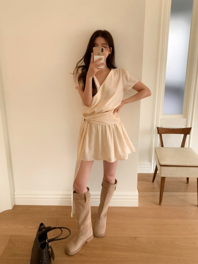 Flare Wrap Dress