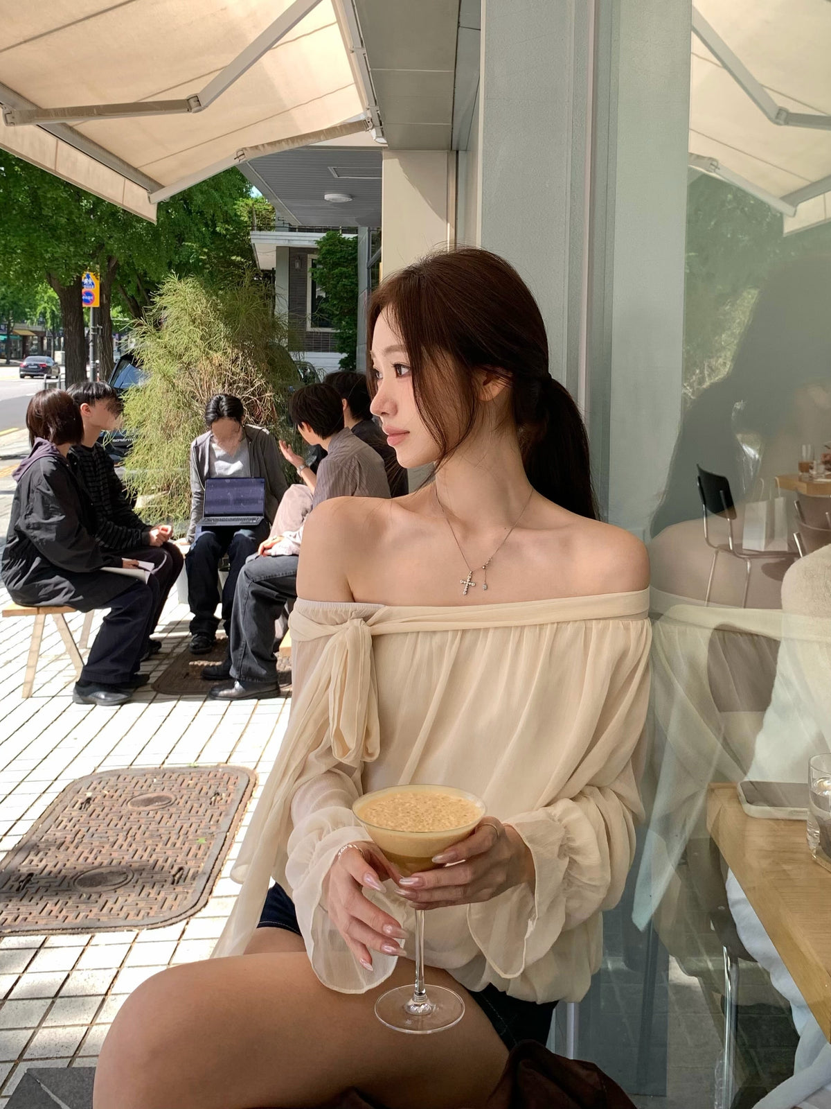Chiffon Latte Blouse