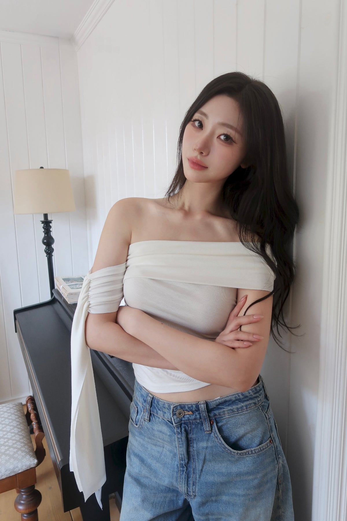 Valentine Drape Top