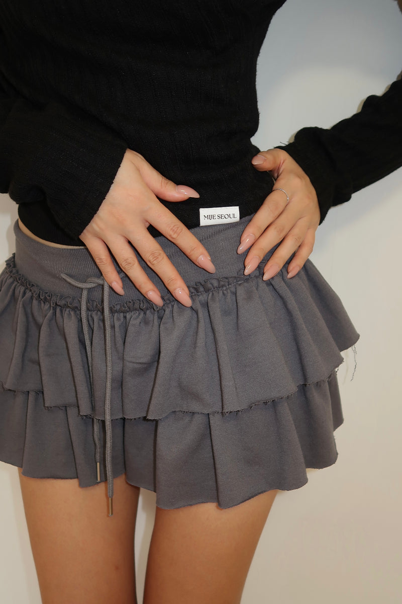 Tiered Skort (WH,BL,CH)