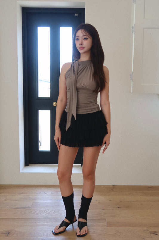 Twilight Halter + Lace Tiered Skort