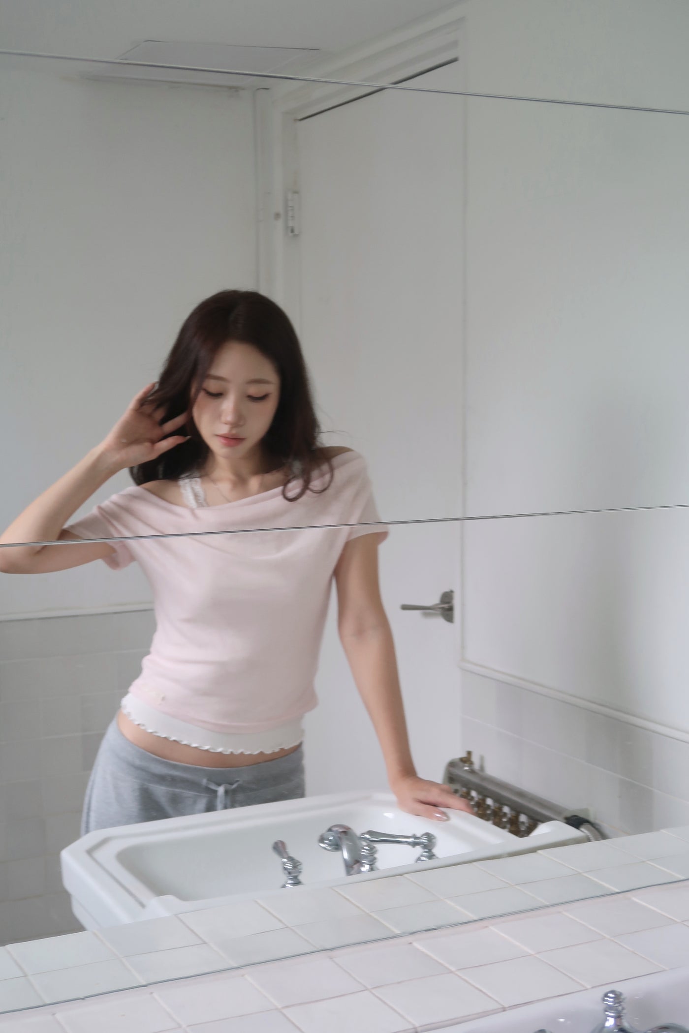 Soft Lace Drape Tee