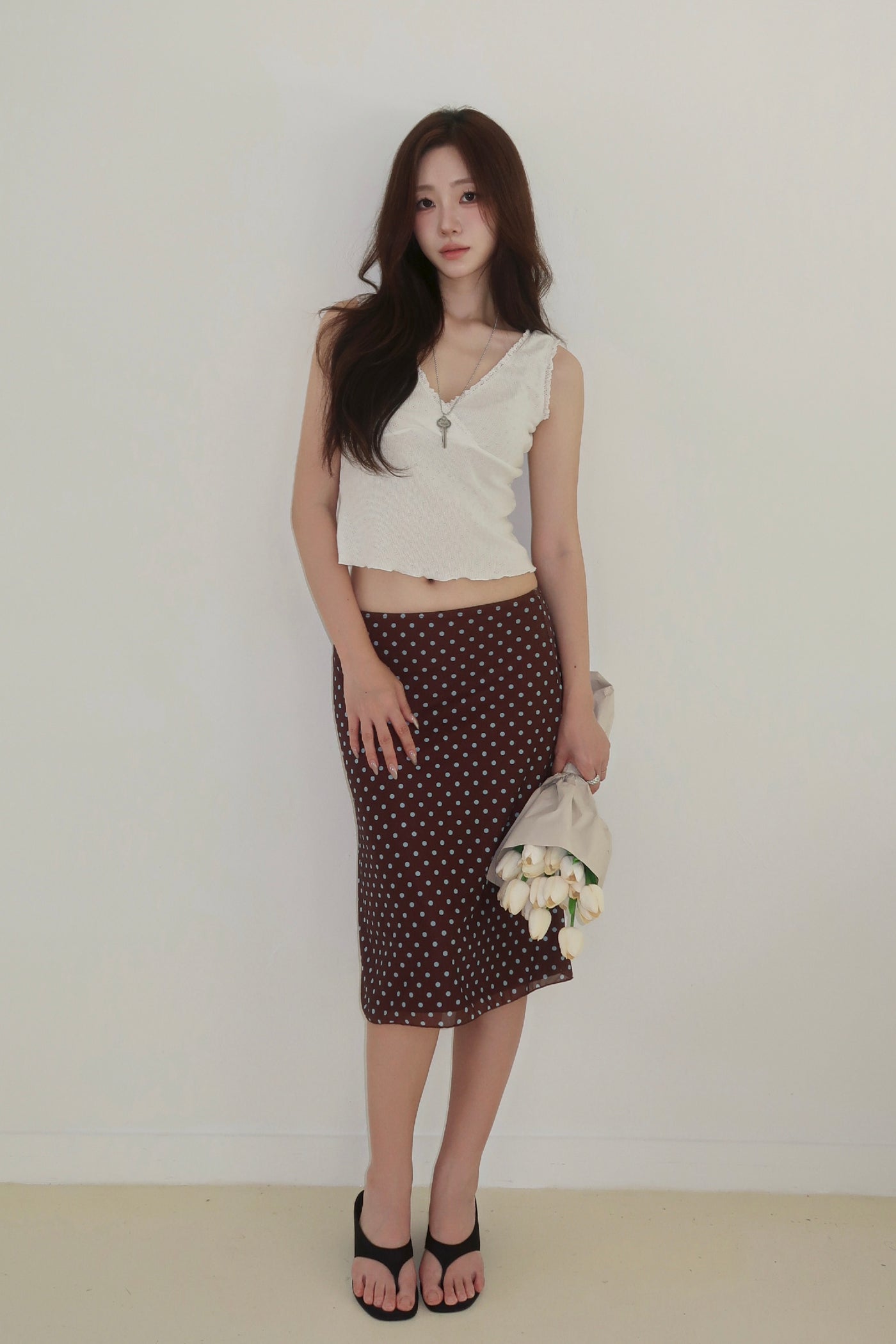 Vintage Polka Dot Skirt