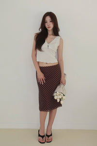 Vintage Polka Dot Skirt