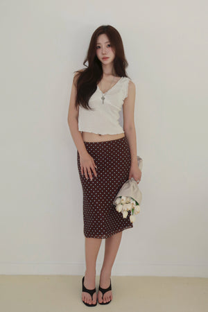 Vintage Polka Dot Skirt