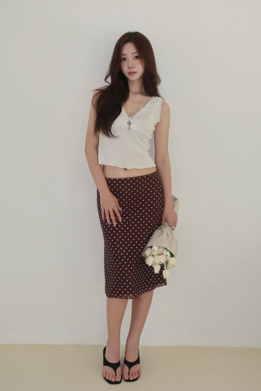 Vintage Polka Dot Skirt