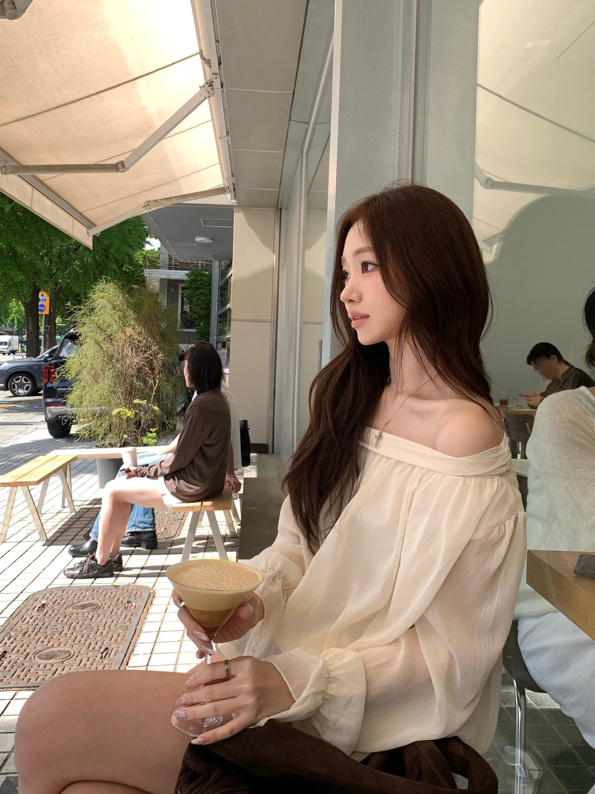 Chiffon Latte Blouse
